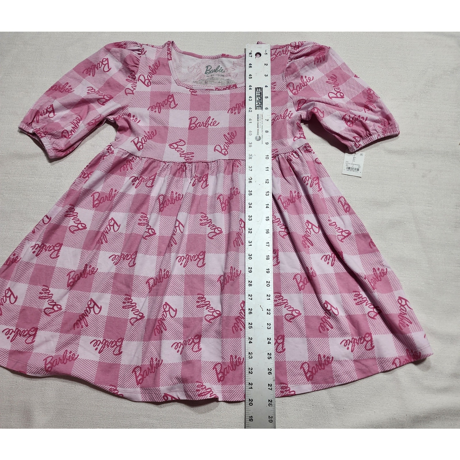 Barbie One Piece Girls Dress Xl Size 14 — image 5 of 6